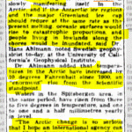 Climate Scientist Warns Of "Enormous" Warming Of "Catastrophic Proportions"...Way Back In 1947!