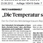 Major German Daily Carries Front-Page Headline: "Global Warming Keeps Us Waiting...CO2 Over-Estimated?" 