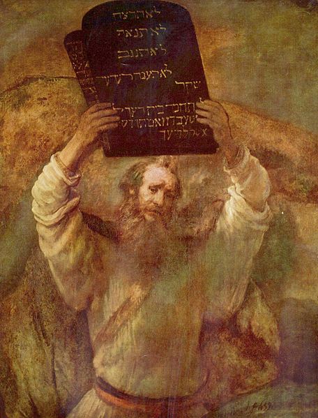 Prophet Moses by Rembrandt