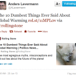 Warmist Scientists Amuse Themselves With Rolling Stone's "10 Dumbest Things Ever Said About Global Warming"