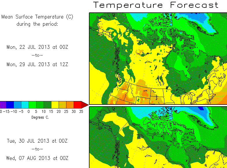 Arctic Forecast  until 7August