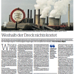 Zurich's Leading Daily Calls EU's Emission Trading Scheme "A European Debacle...2.2 Billion Surplus Certificates"!