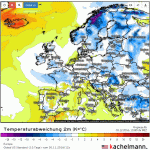 Germany's Mean Temperature For November 0.5°C Colder Than Normal As Cold Grips Europe