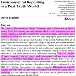 New Paper: Investigative Journalism Professor Slams Today's 'Fake News' Climate Science Reporting