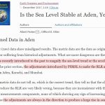 Whistleblower Scientists: PSMSL Data-Adjusters Are Manufacturing Sea Level Rise Where None Exists