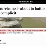 New Science Says Hurricane Frequencies Are Declining, Yet U.S. Media Blame 'Climate Deniers' For Florence