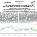 New Temperature Reconstruction Shows Asia's Tianshan Mountains Were 1-2°C Warmer During The 1700s